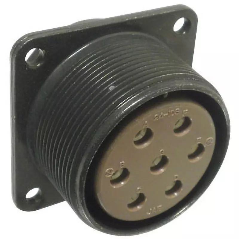 JAE Panel Mounting Receptacle Pin / Socket Insert 7 Pole, N/MS3102A16S-1S