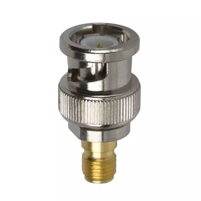NBR BNC Male to SMA Female Coaxial Cable Adapter PTFE (Teflon) Insulation 50 Ω Impedance