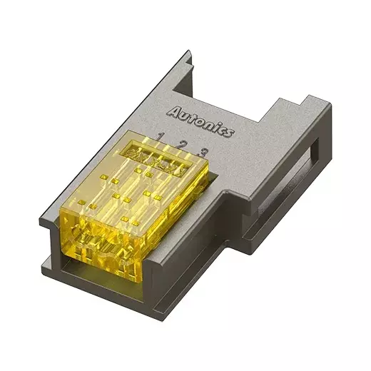 Autonics Sensor Connector SOCKET 3PIN (YELLOW), CNE-S03-YW