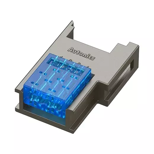 Autonics Sensor Connector SOCKET 4PIN (BLUE), CNE-S04-BL