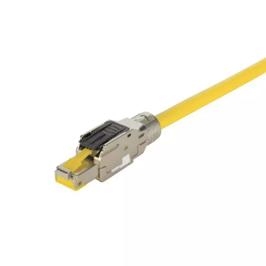 Harting Ethernet Connectors RJI MF RJ45 Plug Cat6A 8 Positions IDC Straight, 09451511570