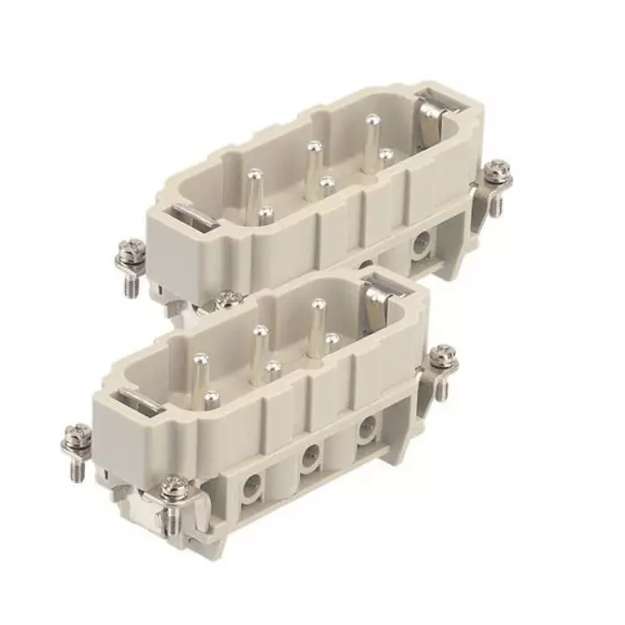 Harting Han HsB Power Connectors Male Insert 6 Pin 35 A 690 V (7–12) Contact, 09310062611