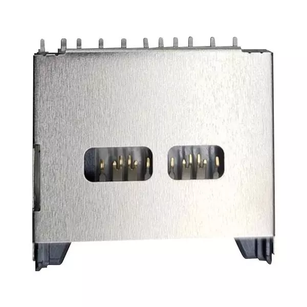 MULTICOMP PRO Memory Socket Copper Alloy Material Gold Flash Plated Contacts Plating 19 No. of, MP013692 (Pack of 5)