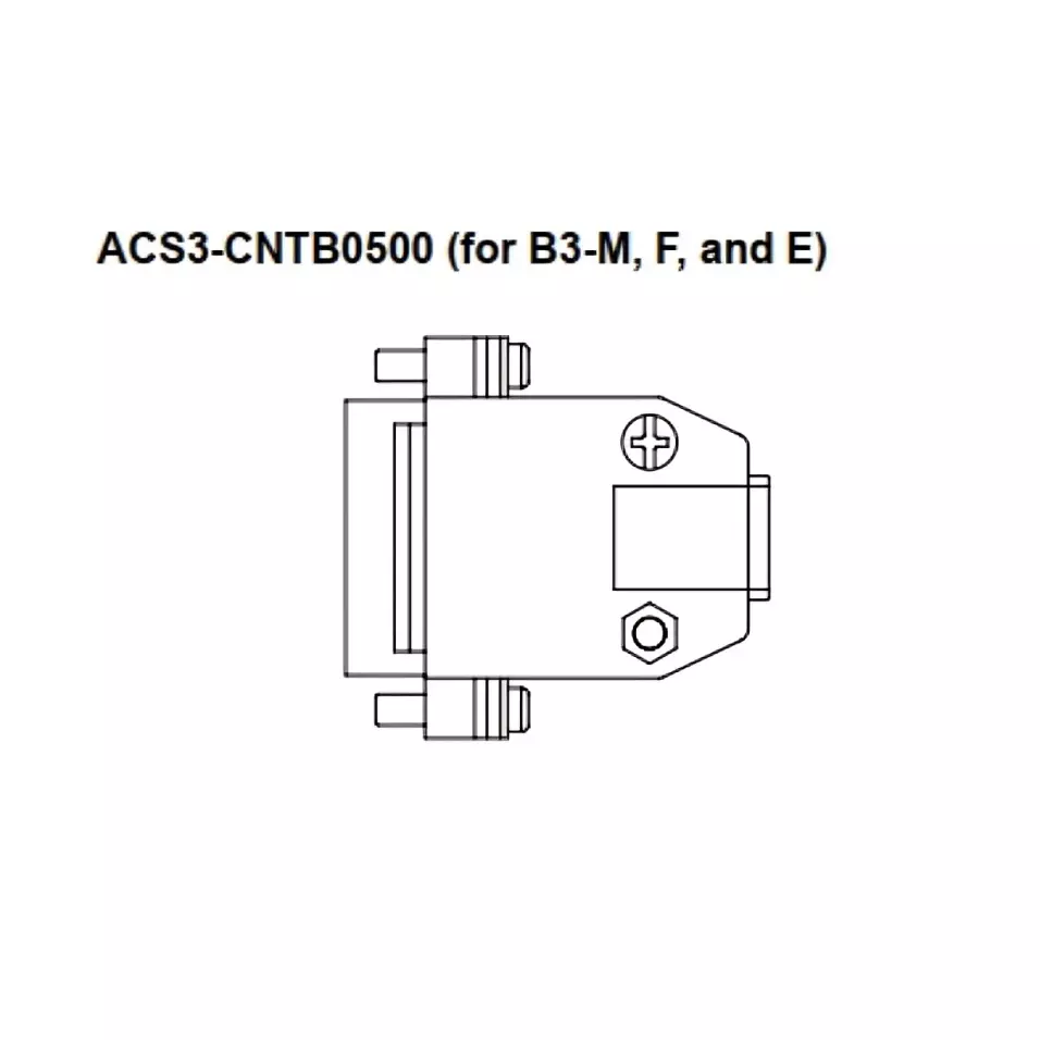 delta-connector-26-pin-d-sub-26pwtb-cable-type-black-color-metal-plastic-body-for-servo-motors-acs3-cntb0500