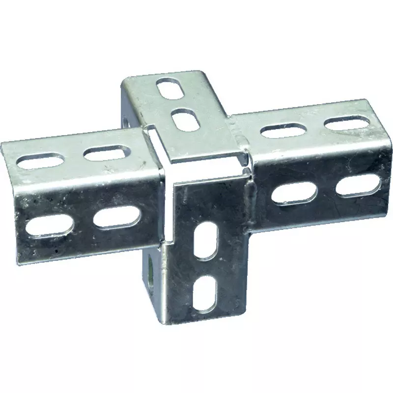 Kameda Denki Multi-Angle Connector Steel sheet / hot dip galvanizing Material/Finish, UN-5-ZN