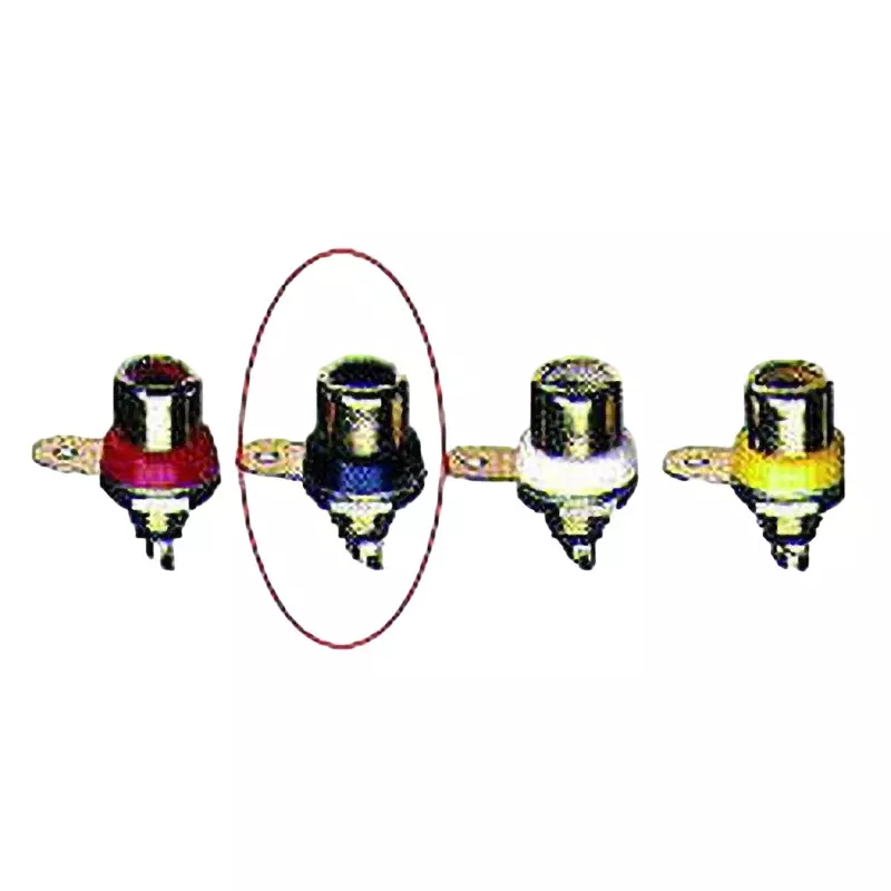 MARUSHIN ELECTRIC RCA Pin Jack Straight Type plastic Material Black Color, MR-565MG-1