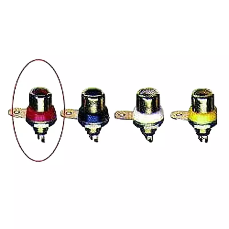 MARUSHIN ELECTRIC RCA Pin Jack Straight Type plastic Material Red Color, MR-565MG-0