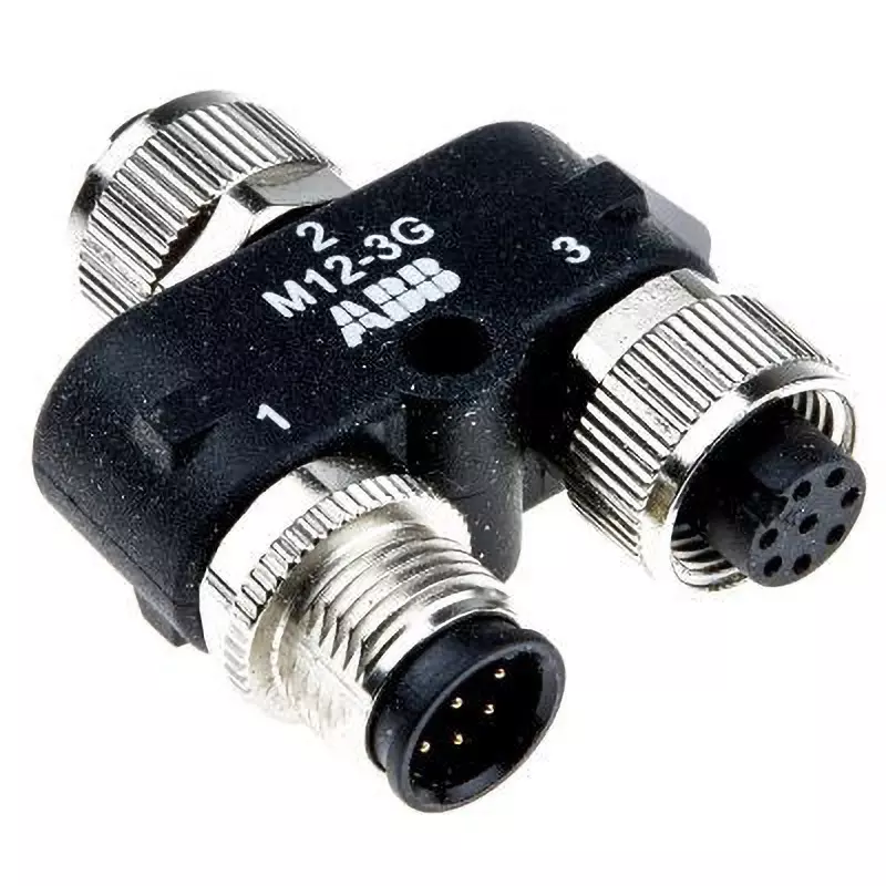 ABB Connector M12 8-pin Connector Size, 2TLA020055R0700