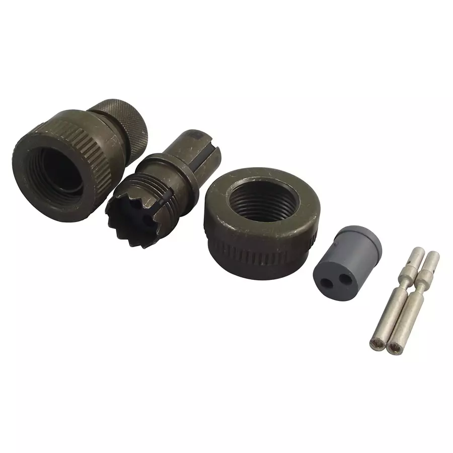 ITT CANNON Circular MIL Spec Equivalent Connectors CIRCULAR, SIZE 10SL, 2 WAY SKT, CA3106E10SL-4SF80DN