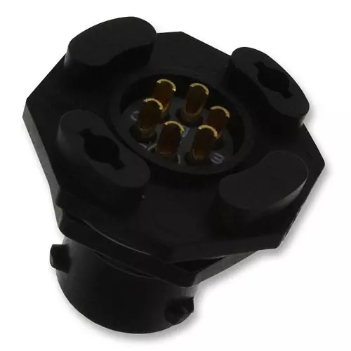 SOURIAU-SUNBANK / EATON RECEPTACLE, HISEAL, SIZE10, 6WAY, SKT, UTS710E6S