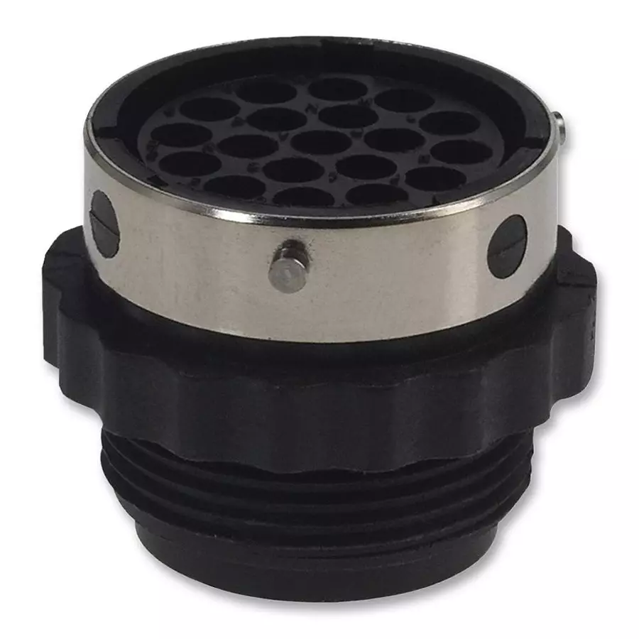 SOURIAU-SUNBANK / EATON CONNECTOR, CIRCULAR, RCPT, 19POS, CABLE, UTG11619S