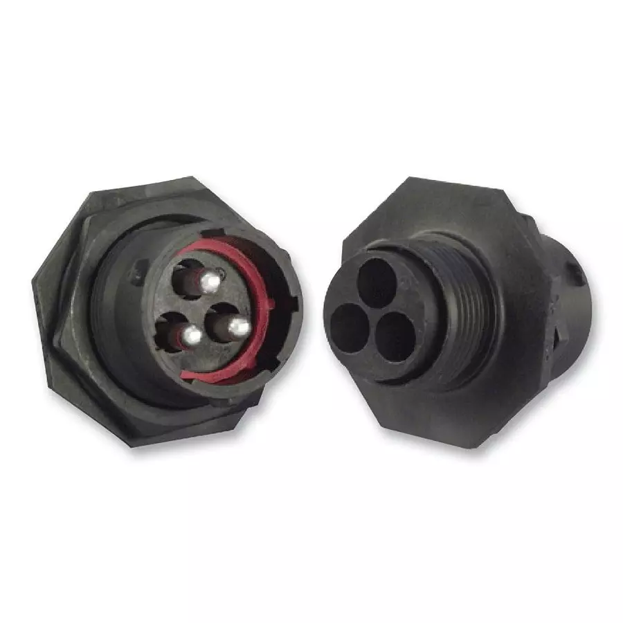 SOURIAU-SUNBANK / EATON CONNECTOR, CIRCULAR, RCPT, 3POS, PANEL, UTS7142G1P