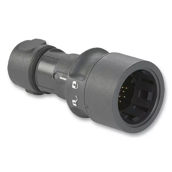 BULGIN LIMITED FLEX CONNECTOR, 8 WAY, PIN CONTACTS, PXP6010/08P/CR/0709