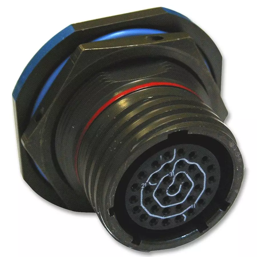 AMPHENOL SOCAPEX Circular MIL Spec Connectors CIRCULAR, SIZE 15, 12WAY, SKT (L/C), D38999/24FD97SN-LC