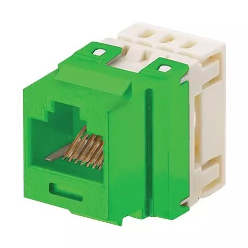 PANDUIT Modular & Ethernet Connectors RJ45 CONN, JACK, 8P8C, CAT5E, RED, NKP5E88MRD