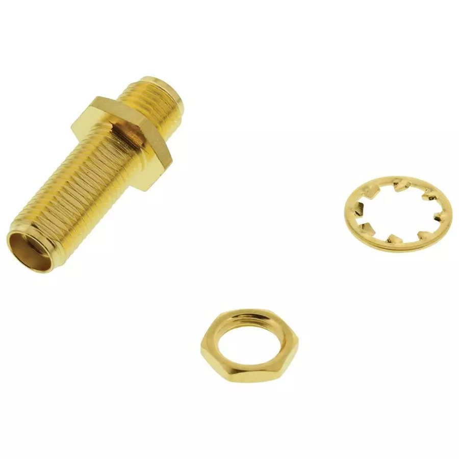 AMPHENOL RF RF Adapters ADAPTOR, SMA JACK, SMA JACK, 50OHM, SMA7471B1-3GT50G-50
