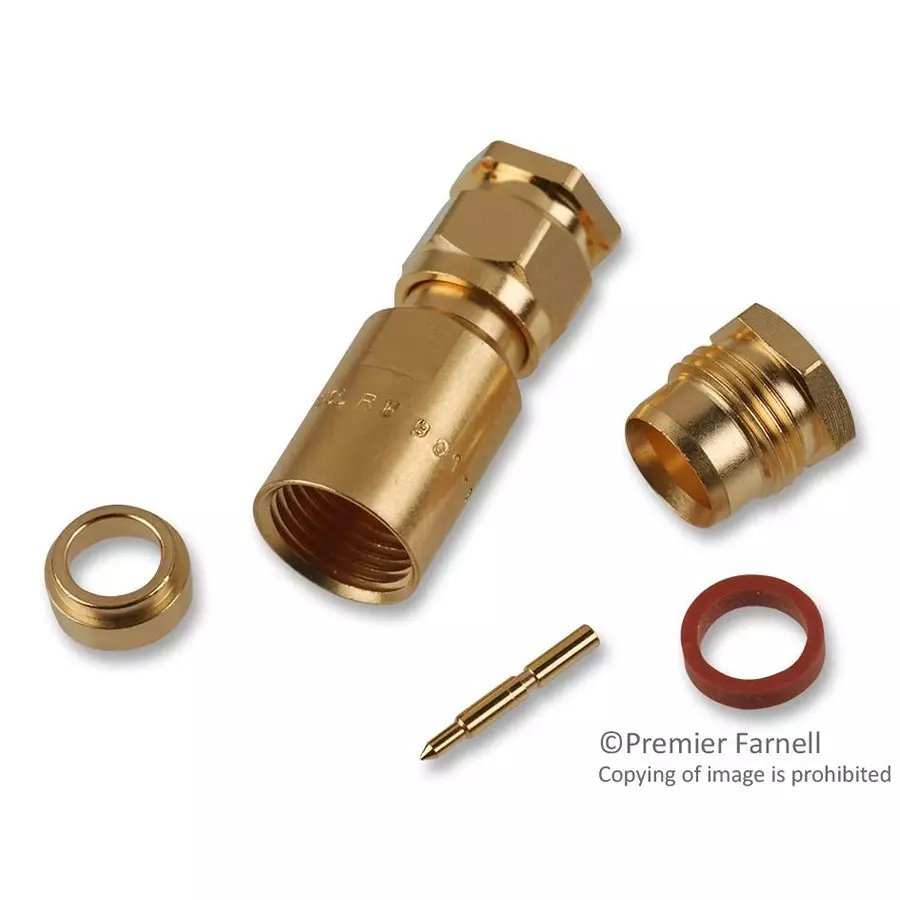 AMPHENOL RF RF Connectors RF/COAXIAL SMA PLUG STR 50 OHM CLAMP/SLDR, 901-103