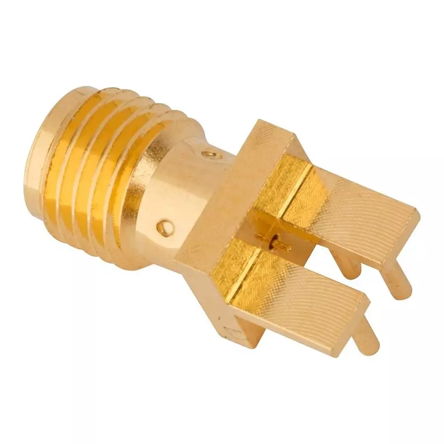 AMPHENOL RF RF Connectors RF COAXIAL, SMA, JACK, 50 OHM, PCB MOUNT, 901-10510-2.