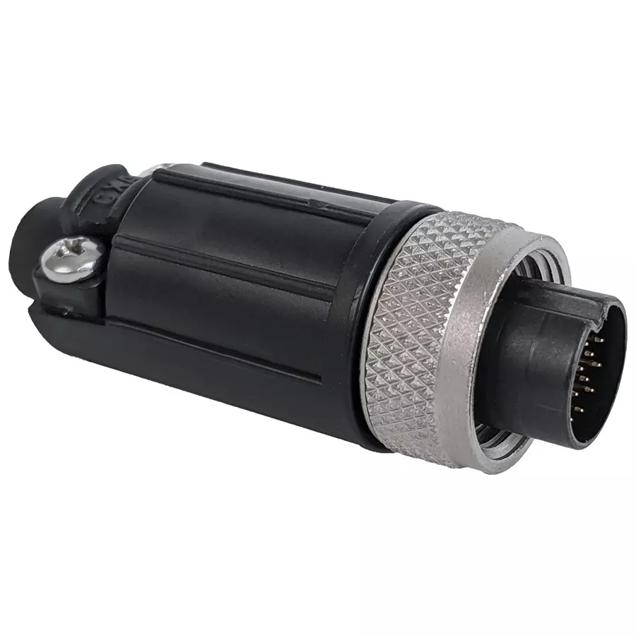 SWITCHCRAFT/CONXALL Circular Connector, 18Pos, Plug, Crimp, SF6980-18PG-530
