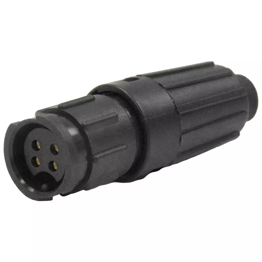 SWITCHCRAFT/CONXALL Circular Conn, Plug, 4Pos, Crimp, W8280-4SG-P-528