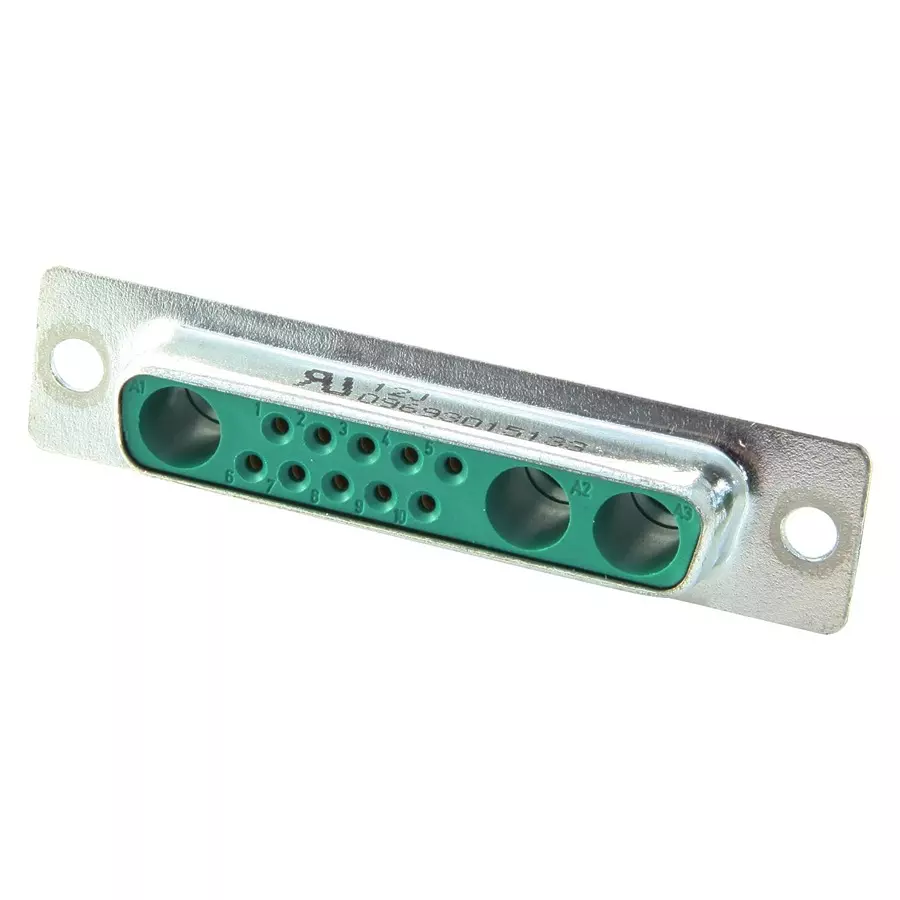 Harting Combination Layout D Sub Connectors SOCKET, D, MIXED POWER, 13W3, 09 69 301 5133