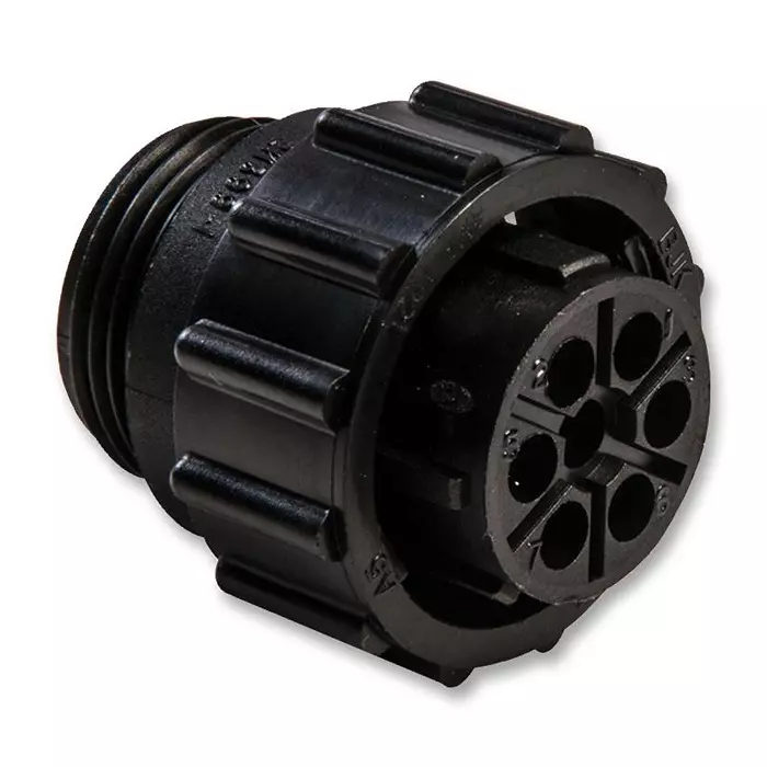 AMP - TE CONNECTIVITY CIRCULAR CONNECTOR, PLUG, SIZE 13, 7 POS, 211399-1