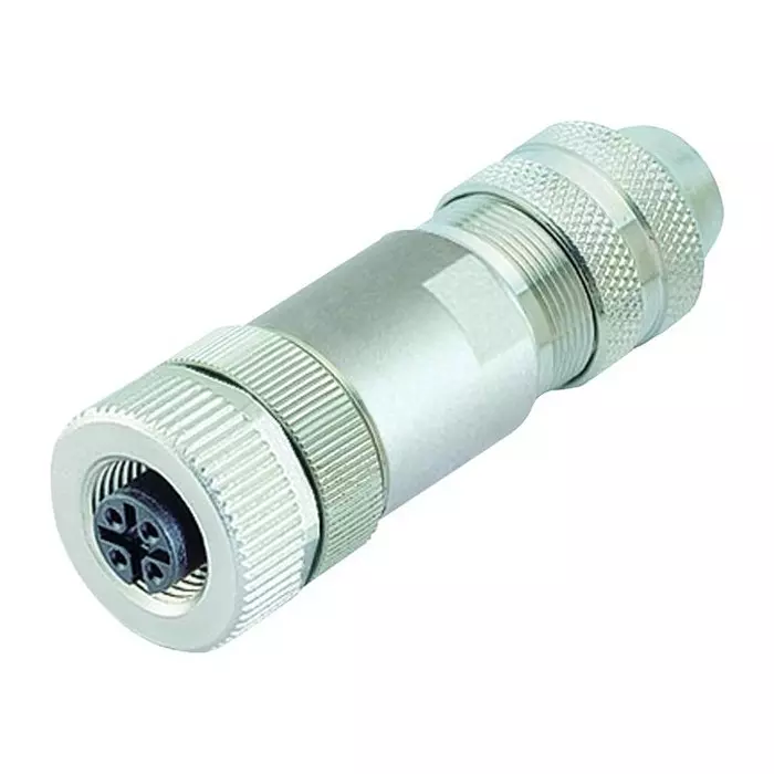 BINDER SENSOR CONN, RCPT, 4POS, M12, CABLE, 99-1430-812-04