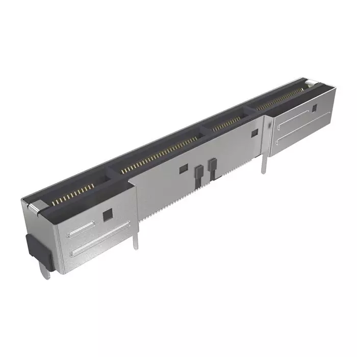 AMPHENOL COMMUNICATIONS SOLUTIONS CARD EDGE CONN, DUAL, 168POS, SMT, G64V35333HR.