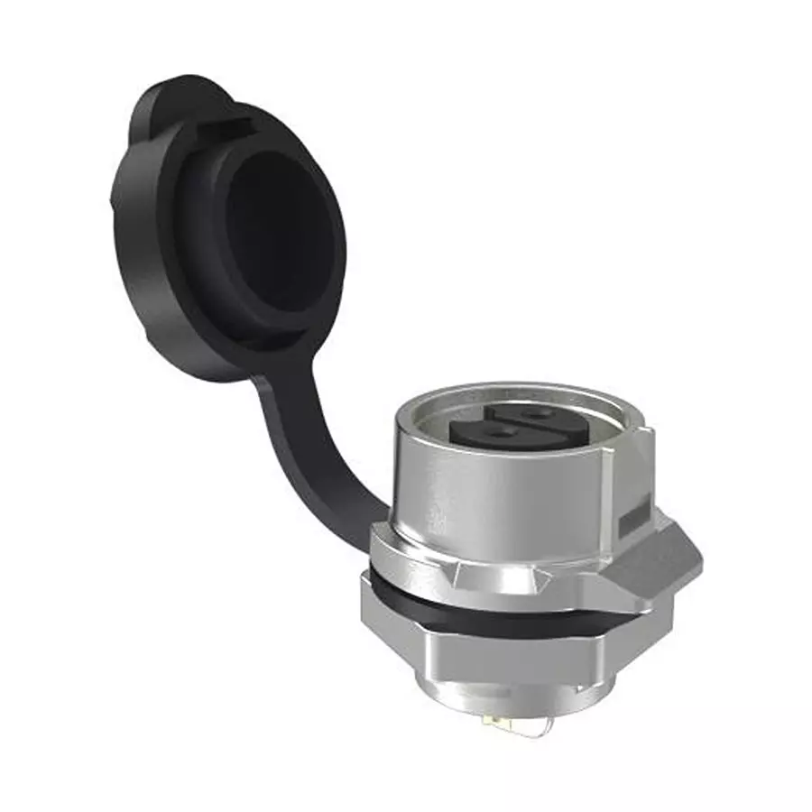 AMPHENOL COMMUNICATIONS SOLUTIONS CIRCULAR CONN, RCPT, 2POS, SOLDER, MRDBF02L13000