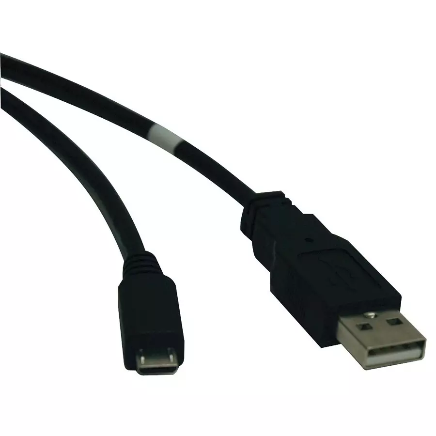 EATON TRIPP LITE USB CABLE, 2.0 TYPE A-MICRO B PLUG, 10FT, U050-010