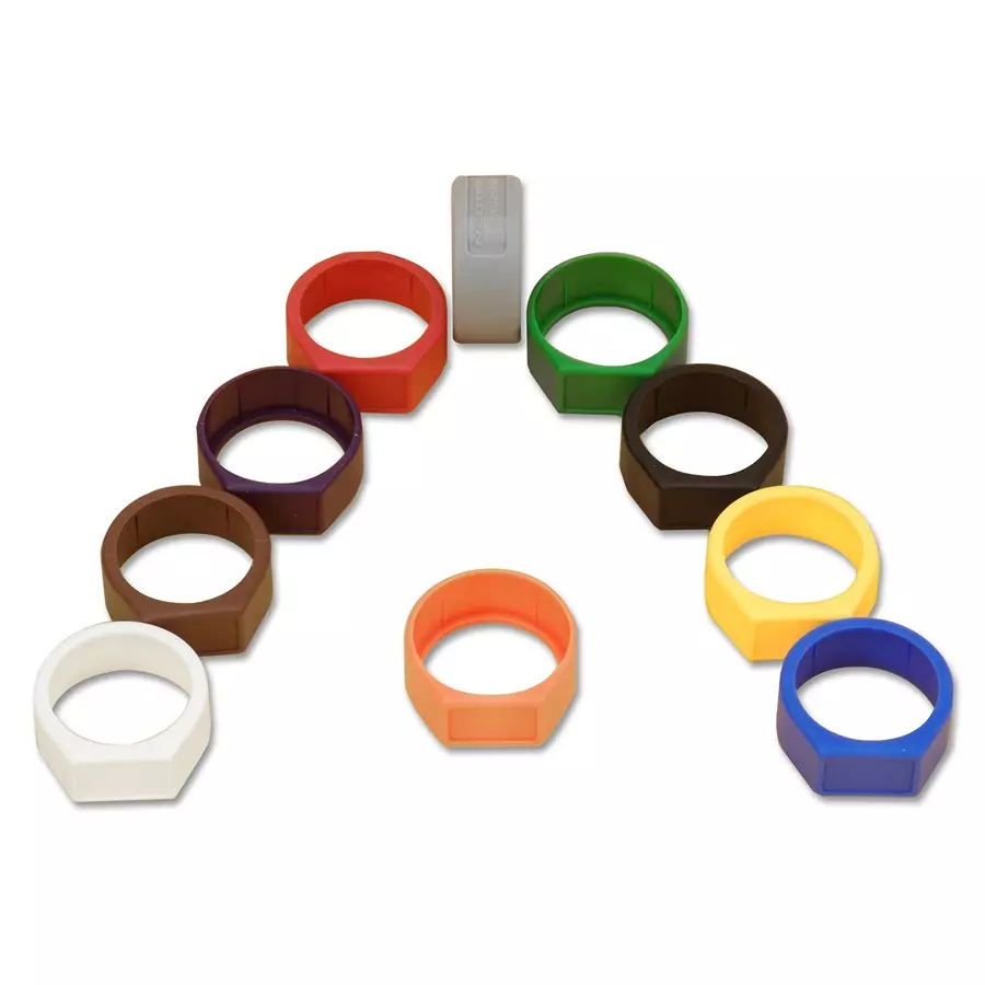 NEUTRIK Coding ring white for XX Series, XXR-9 (Pack of 10)