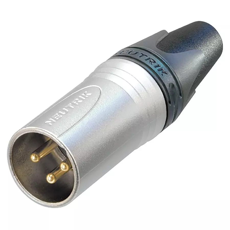 NEUTRIK PLUG, XLR, HEAT, RESIST, 3POLE, NC3MXX-HE