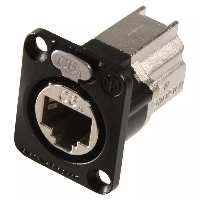 NEUTRIK IN-LINE ADAPTER, RJ45 8P JACK-JACK, NE8FDX-P6-B