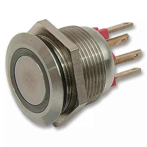 ARCOLECTRIC (BULGIN LIMITED) SWITCH, ILLUM RED, MPI002/28/RD