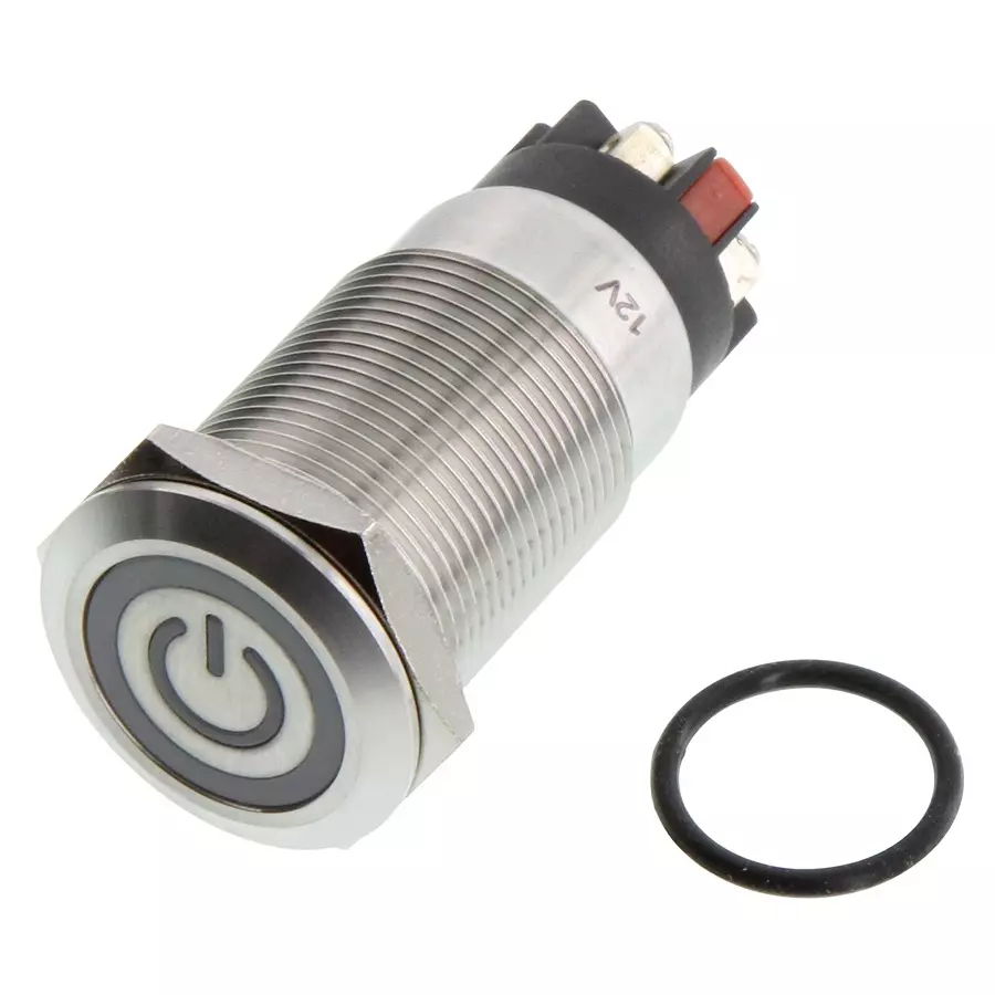 ARCOLECTRIC (BULGIN LIMITED) ANTI VANDAL SW, SPDT, 5A, 24V/125V, RED, MPI005OTELSRD12