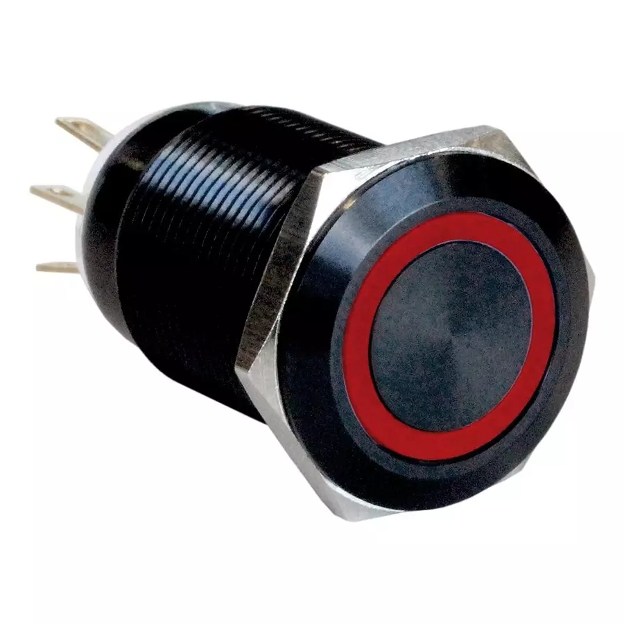 ARCOLECTRIC (BULGIN LIMITED) ANTI VANDAL SW, SPDT, 5A, 24V/125V, RED, MPI005R28LARD12