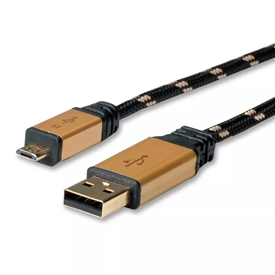 ROLINE COMPUTER CABLE, USB2.0, 1.8M, BLACK, 11.02.8826