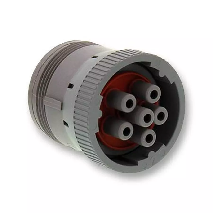 DEUTSCH - TE CONNECTIVITY CIRCULAR CONNECTOR, PLUG, 6-96, CABLE, HD16-6-96S