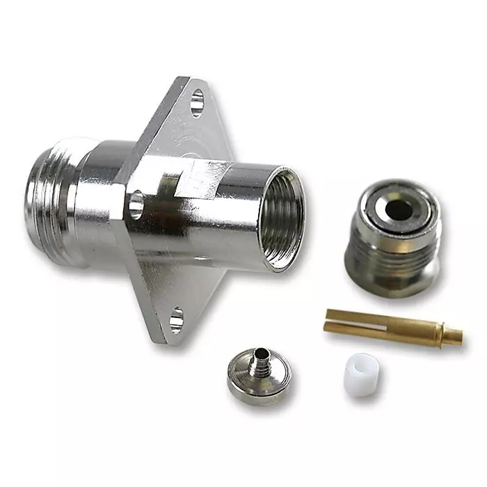 RADIALL RF COAXIAL, N, STRAIGHT JACK, 50OHM, R161252000