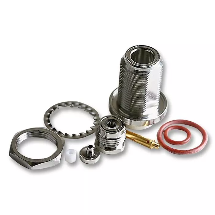 RADIALL RF COAXIAL, N, STRAIGHT JACK, 50OHM, R161322000