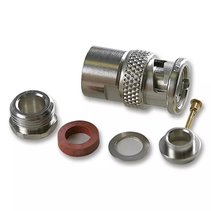 RADIALL RF COAXIAL, BNC, STRAIGHT PLUG, 75OHM, R142017000