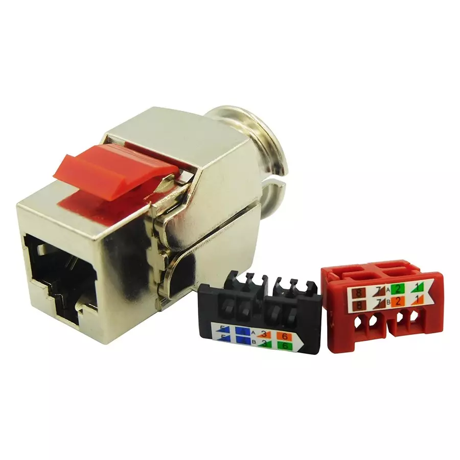 STEWART CONNECTOR ARJ45 CONN, JACK, 8P8C, 1PORT, CAT8.2, SS-77100-015