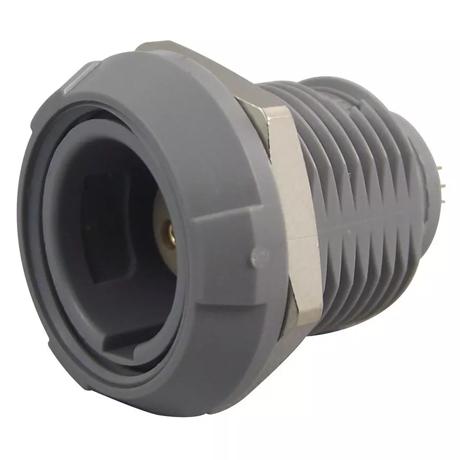 REDEL Socket, Panel Mount, Grey, 5Way, PKG.M0.5GL.LG