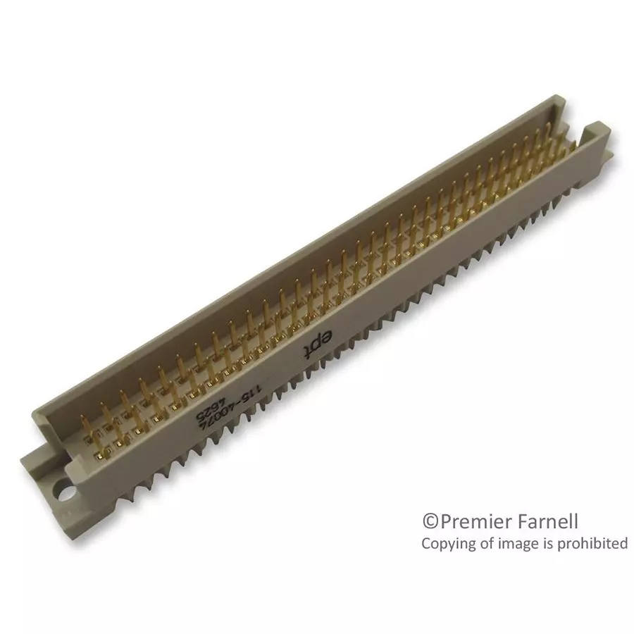 EPT Male, Solder, Type R, Cl2, 96Way, 4Mm, 115-40074