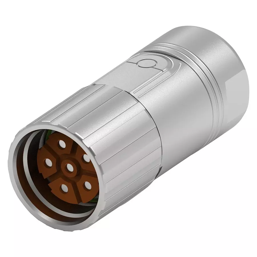 INTERCONTEC - TE CONNECTIVITY CIRCULAR CONN, PLUG, 6POS, CABLE, BSTA107NN00550236000