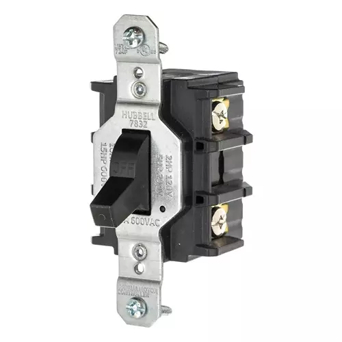 HUBBELL WIRING DEVICES SWITCH DISCONNECTOR, 3 POLE, 30A, 600VAC, HBL7832S