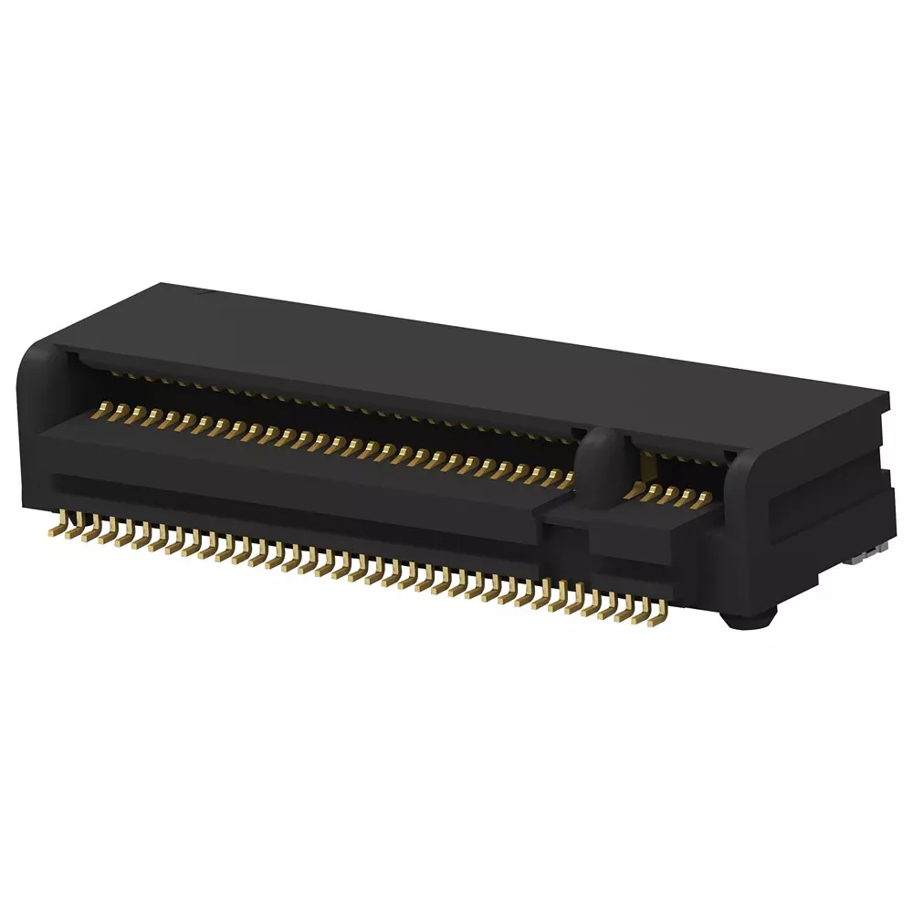 TE CONNECTIVITY Card Edge Conn, Dual Side, 67Pos, Smt, 1-2199230-5