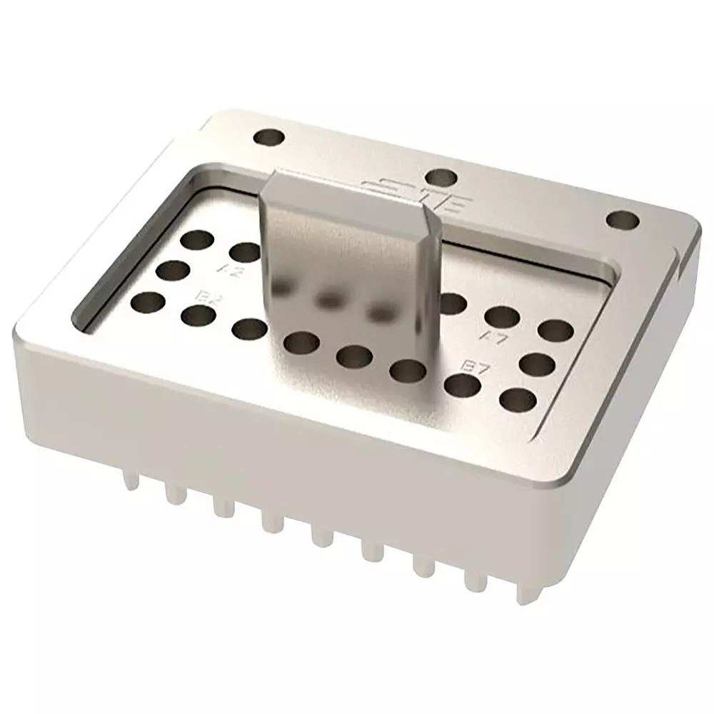 TE CONNECTIVITY Housing Module, Stainless Steel, 18Pos, 2343040-1