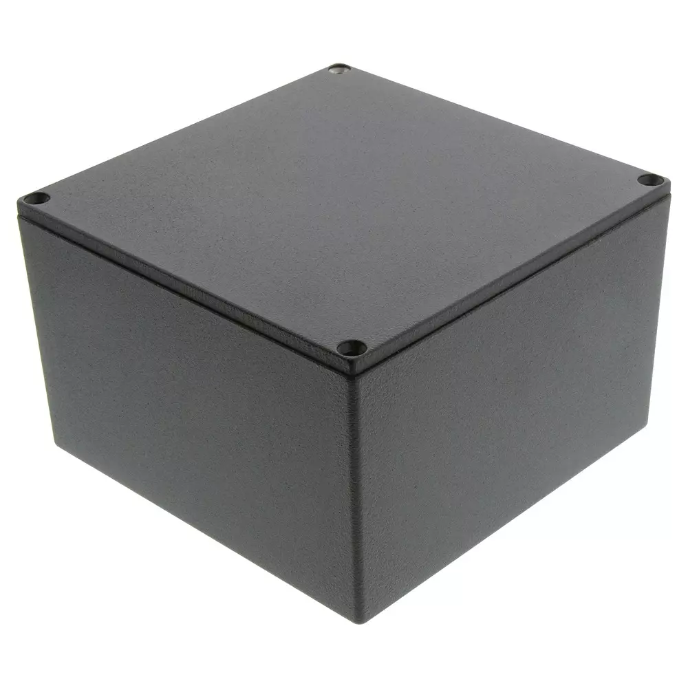 HAMMOND Metal Enclosures BOX, DIECAST, BLACK, 125X125X79MM, 1590KBK