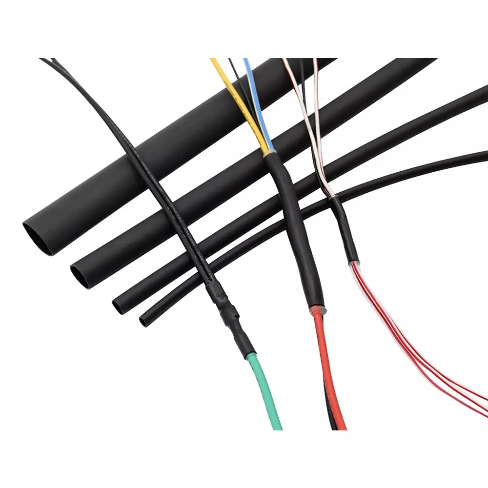 MULTICOMP PRO Adhesive Lined Heat Shrink Tubing HEAT SHRINK TUBING, 12MM, 4:1, BLACK, PP001981